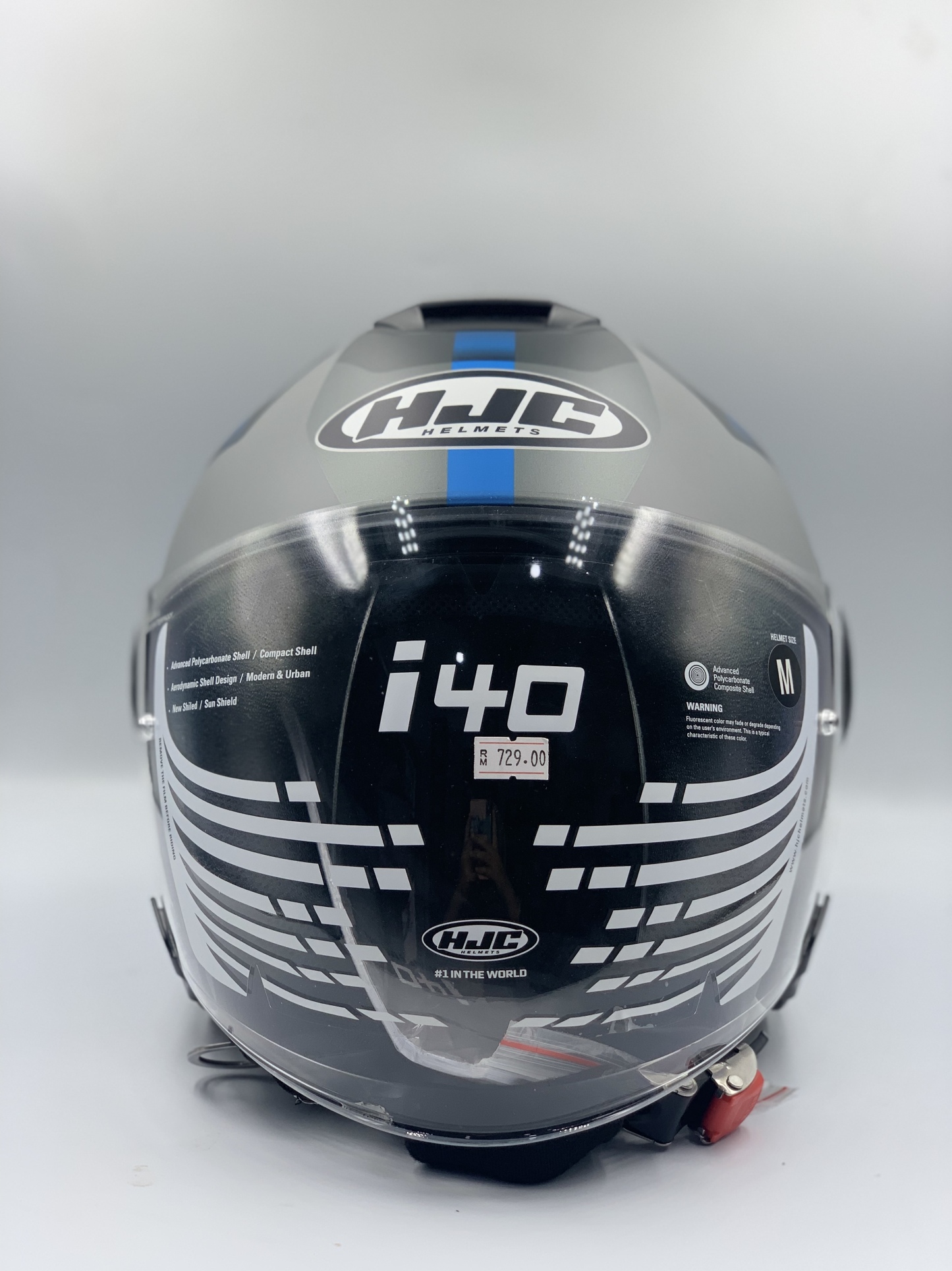HJC Helmet I40 Remi MC2SF Open Face - Double Visor (ECE 22.06)